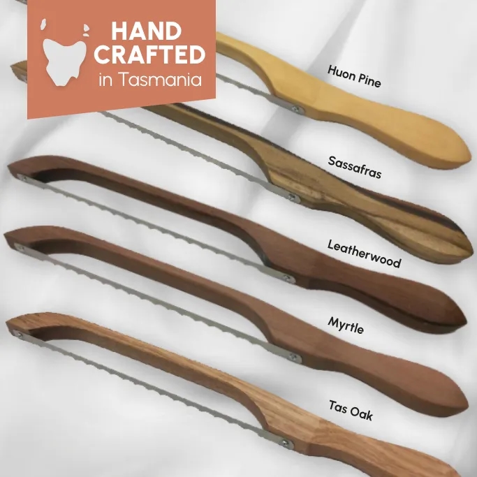 Fiddle Bow Bread Knife (Right Handed)